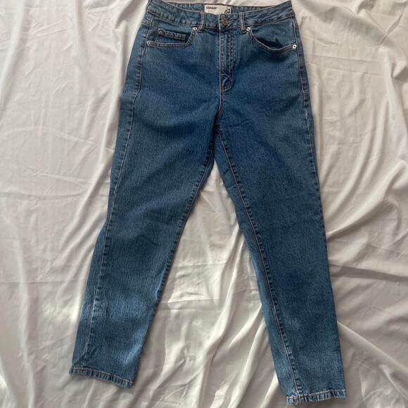 Garage dark blue mom jeans - Picture 1 of 4